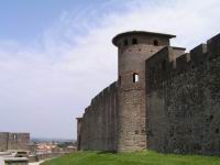 Carcassonne - 24 - Tour de la Marquiere (tour romaine) (du cote de la Porte de Rodez) (2)